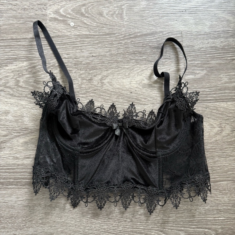Dolls kill black corset top